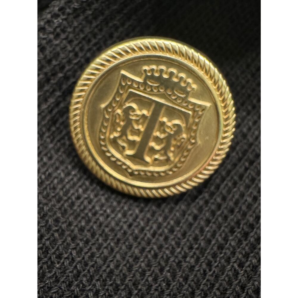 Talbots Black Blazer with Gold Buttons - Picture 3 of 11